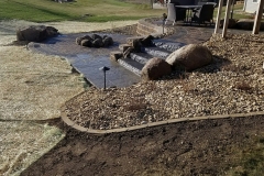 Steps, Firepit - Turf and Landscaping, Inc