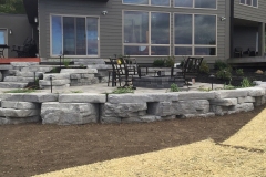 Retaining Wall, Patio, Firepit - Turf and Landscaping, Inc