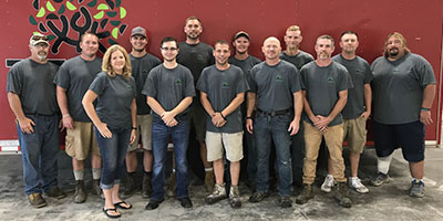 The Turf & Landscape team of custom landscape professionals